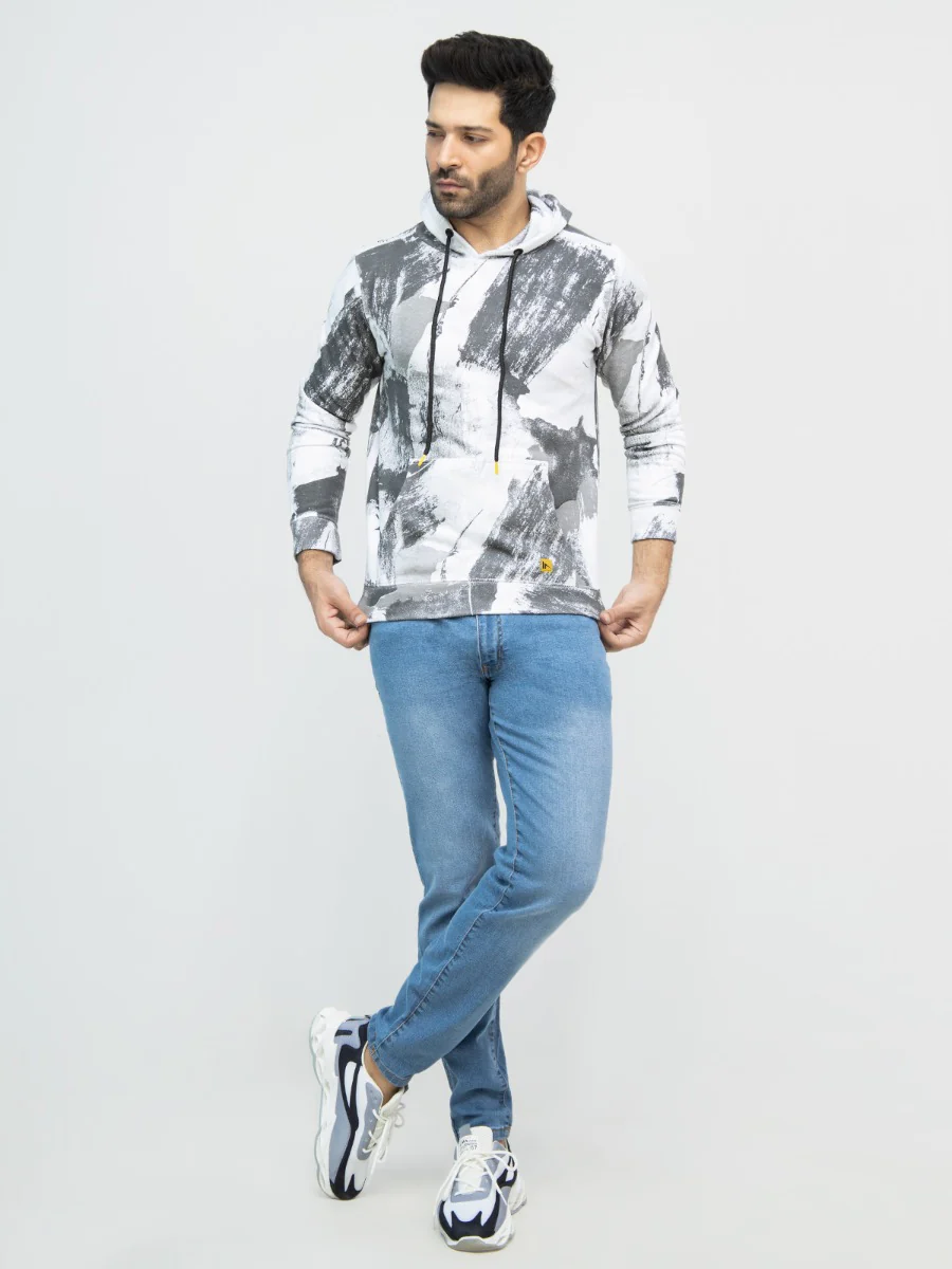 Regular Fit Pullover Hoodie - FMTH21-025 - Image 5