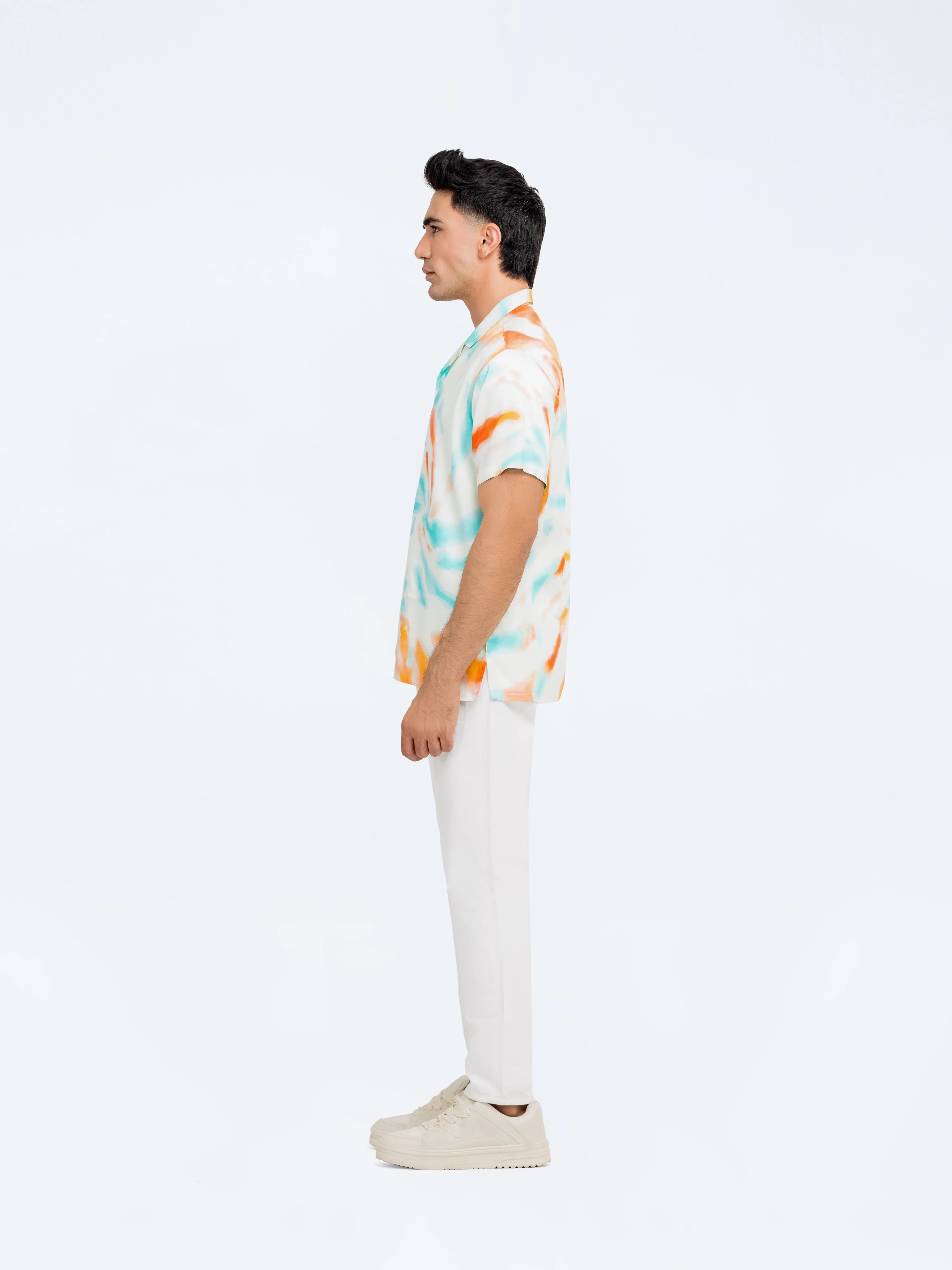 Smart Fit Hawaiian Shirt - FMTS24-32081 - Image 4