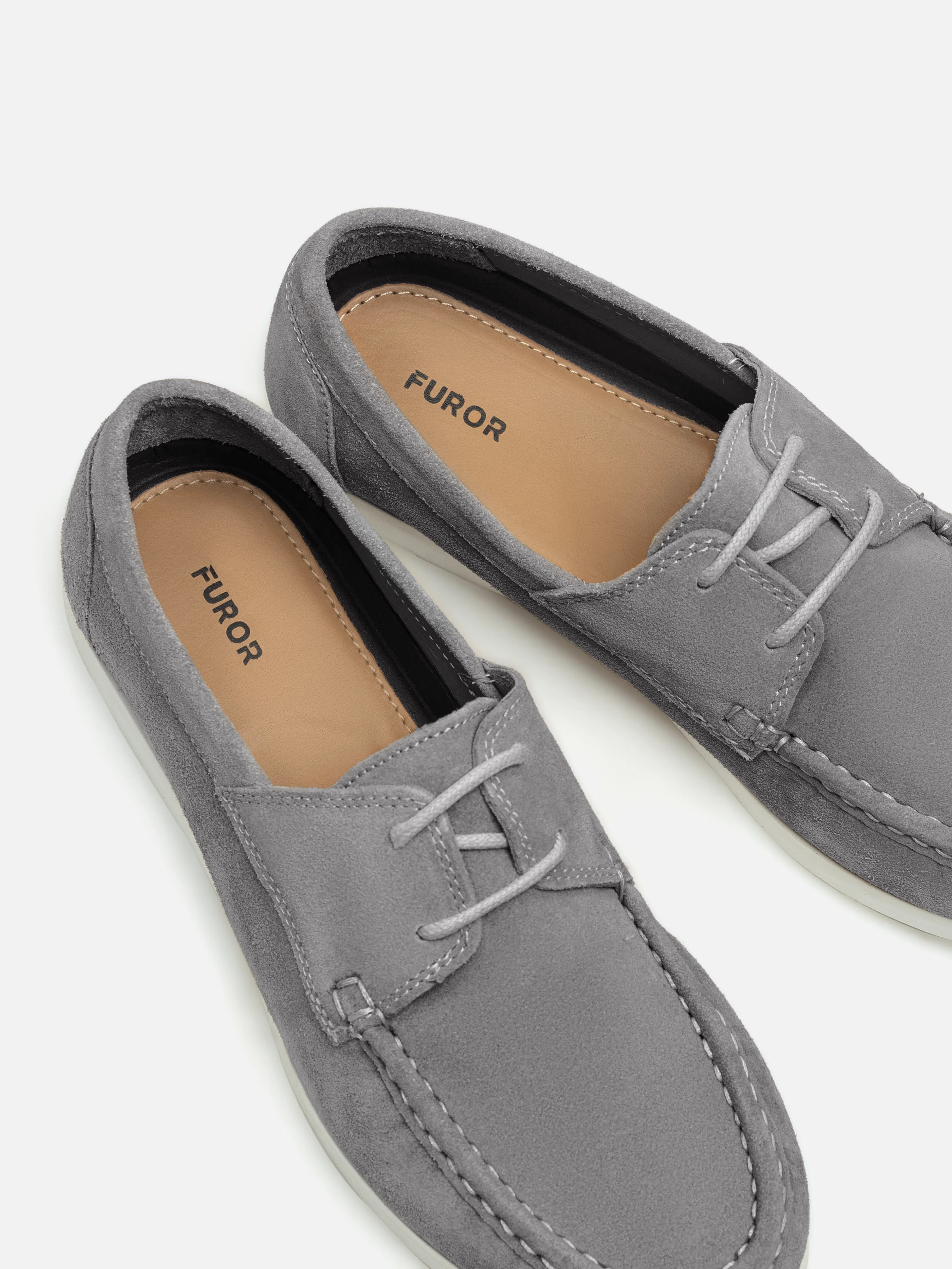 Suede Lace Up Loafers - FAMS24-115 - Image 5