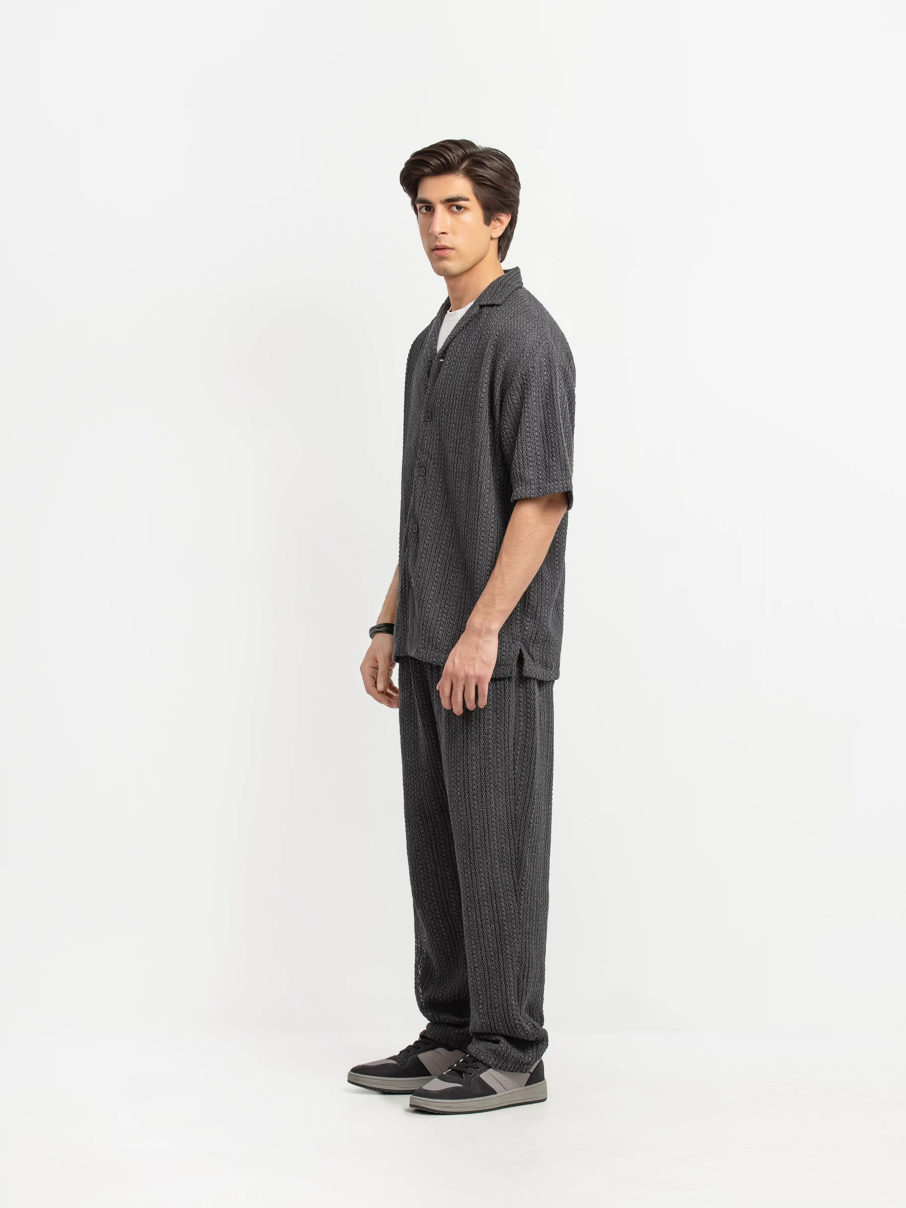 Crochet Co-ord Set Shirt - FMTCS6-106 - Image 5